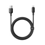 Baseus Silky Series USB-A to Lightning Fast Charging Cable 2 M Cluster Black - Image 3