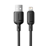 Baseus Silky Series USB-A to Lightning Fast Charging Cable 2 M Cluster Black