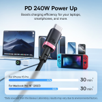 Baseus Dura Series USB-C to USB-C 240W Fast Charging Data Cable 1M - Image 5
