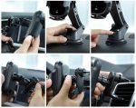 Baseus wireless car charger holder suction cup dashboard mount