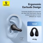 Baseus AirGo AS01 ergonomic open ear clip on wireless earbuds design