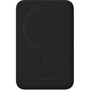 Back of Baseus EnerFill FM41 20000mAh power bank with magnetic ring for MagSafe-style snap-on charging