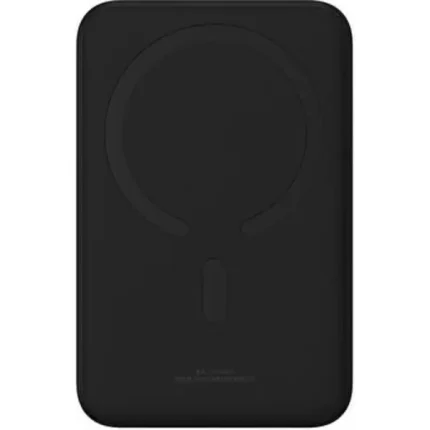 Back of Baseus EnerFill FM41 20000mAh power bank with magnetic ring for MagSafe-style snap-on charging