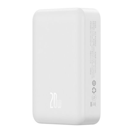Baseus MagSafe power bank 20000mAh Nigeria - EnerFill FM41 Mini in Moon White