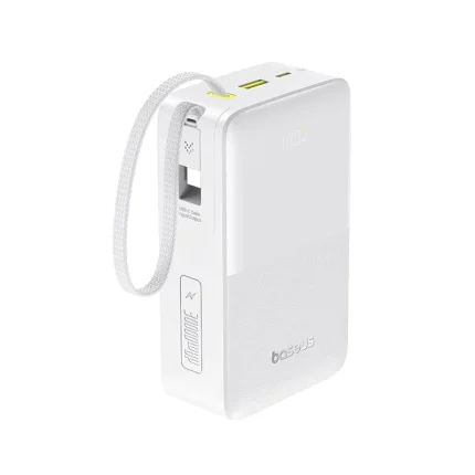 Baseus 30000mAh power bank in Nigeria - EnerFill FC51 Bipow 2 Pro in Moon White